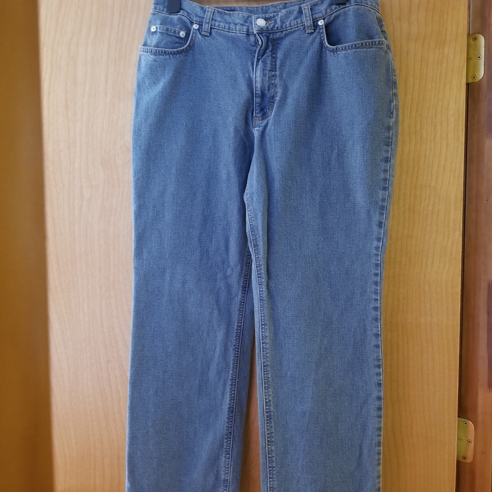 Land's End straight leg jeans. Size 12. NWOT.